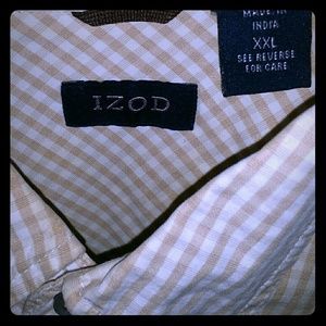 Mens Izod button down shirt